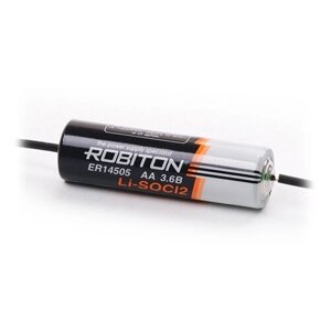 Батарейка ROBITON ER14505-AX с аксиальными выводами PH1, в упаковке: 1 шт.
