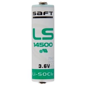 Батарейка Saft LS14500 CNR (ленточные выводы), в упаковке: 1 шт.