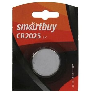 Батарейка Smartbuy Lithium Battery CR2025/1B