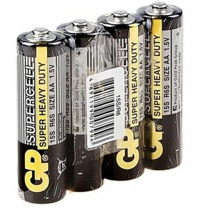 Батарейка солевая Supercell Super Heavy Duty, AA, R6-4S, 1.5В, спайка, 4 шт.