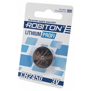 Батарейка таблетка robiton PROFI R-CR2450