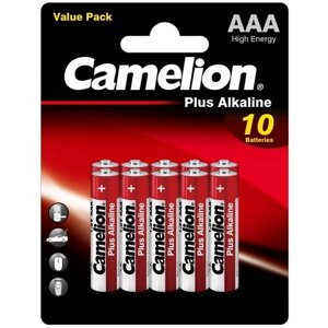 Батарейки Camelion Plus Alkaline BL10 LR03 1.5В