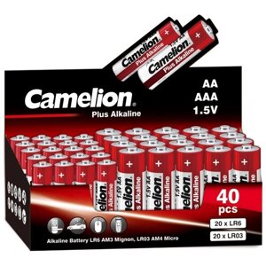 Батарейки Camelion Plus Alkaline COMBO40 1.5В