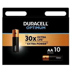 Батарейки Duracell OPTI, AA, 10 шт