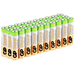 Батарейки GP Super Alkaline / Типоразмер AAA / Комплект 20шт