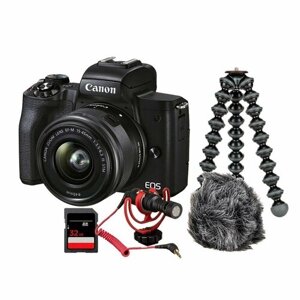 Беззеркальный фотоаппарат Canon EOS M50 Mark II Vlogger Kit