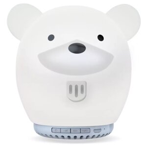 Bluetooth-колонка / ночник Smartbuy TALE: медвежонок. Мягкий силиконовый корпус (SBS-600)/40