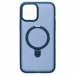 Чехол для iPhone 12 Pro Max силиконовый MagSafe с подставкой