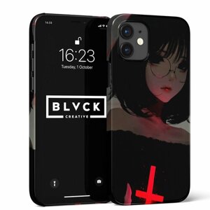 Чехол для IPhone XS Max с рисунком "ANIME TYAN"Накладка с принтом Аниме Тян