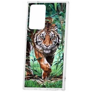 Чехол для Samsung Galaxy Note 20 Ultra Kruche Print Крадущийся тигр