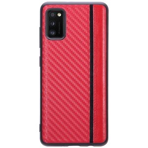 Чехол G-Case Carbon для Samsung Galaxy A41 SM-A415F, красный