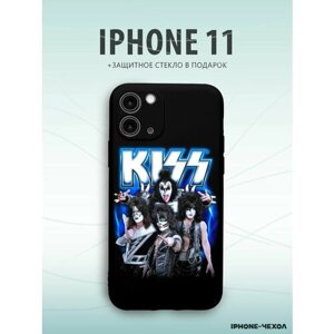 Чехол Iphone 11 рок группа kiss кисс