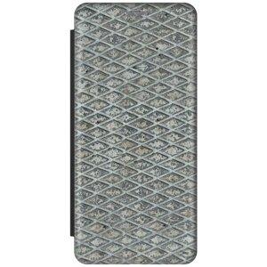 Чехол-книжка Металлический лист на Samsung Galaxy S10 / Самсунг С10 черный