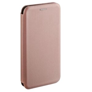 Чехол книжка розовое золото для Samsung Galaxy A5 (2017) / A520 с магнитным замком, с подставкой для телефона и карманом для карт