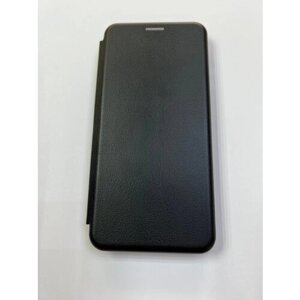 Чехол книжка Samsung Galaxy A04S/ A135G черная с магнитом и карманом для карт