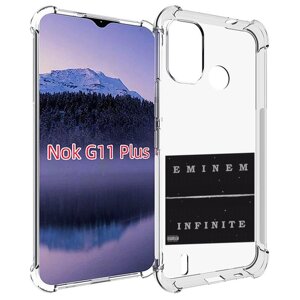 Чехол MyPads Eminem INFINITE для Nokia G11 Plus задняя-панель-накладка-бампер