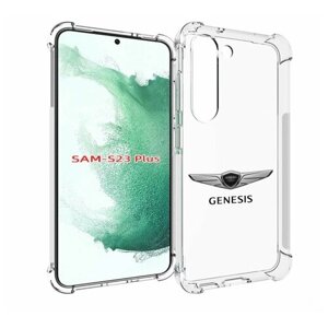 Чехол MyPads genesis-3 мужской для Samsung Galaxy S23 Plus + задняя-панель-накладка-бампер