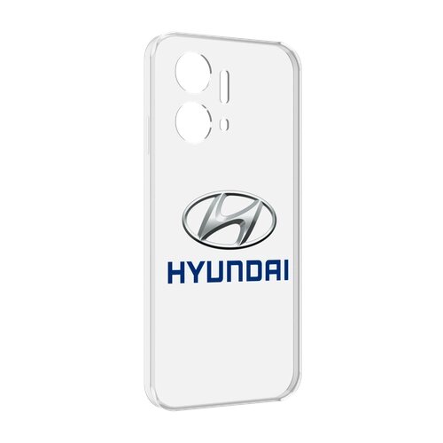 Чехол MyPads hyundai-4 мужской для Honor X7a задняя-панель-накладка-бампер