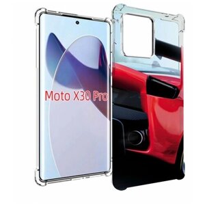 Чехол MyPads Крыло-машины мужской для Motorola Moto X30 Pro задняя-панель-накладка-бампер