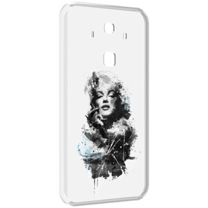 Чехол MyPads Мерлин Монро загадочная женский для Huawei Mate 10 Pro задняя-панель-накладка-бампер