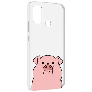 Чехол MyPads полная-свинья для UleFone Note 10P / Note 10 задняя-панель-накладка-бампер