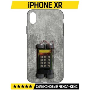 Чехол-накладка Krutoff Soft Case Cтандофф 2 (Standoff 2) - C4 для iPhone XR черный