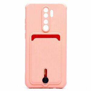 Чехол накладка SC304 для Xiaomi Redmi Note 8 Pro (розовый)