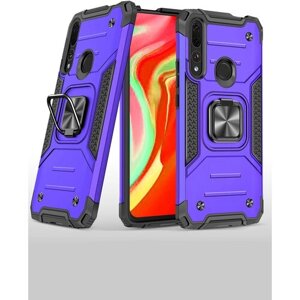 Чехол противоударный для Honor 9X и Huawei P Smart Z / Хонор 9Х и Р Смарт З armor (Фиолетовый)