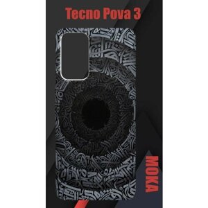 Чехол Tecno Pova 3 / Техно Пова 3 с принтом