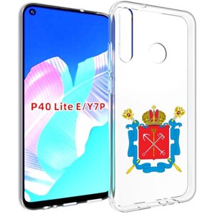 Чехол задняя-панель-накладка-бампер MyPads герб-санкт-петербург для Huawei P40 Lite E/Huawei Y7p/Honor Play 3/Enjoy 10 противоударный