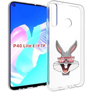 Чехол задняя-панель-накладка-бампер MyPads крутой-заяц для Huawei P40 Lite E/Huawei Y7p/Honor Play 3/Enjoy 10 противоударный