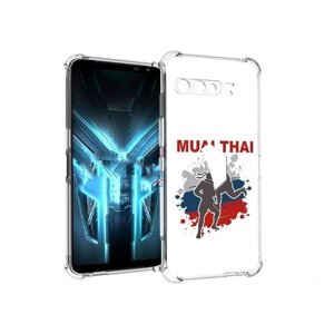 Чехол задняя-панель-накладка-бампер MyPads Муайтай для Asus ROG Phone III 3 (ZS661KS) противоударный