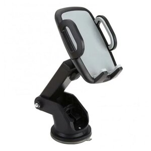 Держатель для телефона в машину телескопический на присоске / Автомобильный держатель 360 градусов