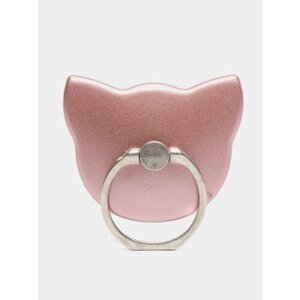 Держатель-подставка с кольцом для телефона в форме Кошки, Цвет Розовый