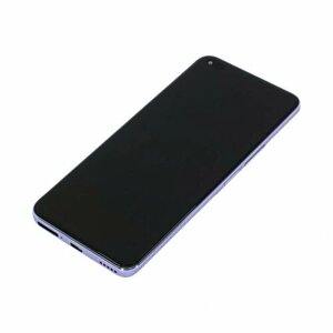Дисплей для Huawei Honor 50 Lite 4G (в сборе с тачскрином) в рамке, серебро, 100%