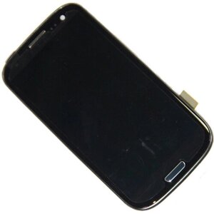 Дисплей для Samsung i9300i Galaxy S III Neo Duos (в сборе с тачскрином) черный, 100%