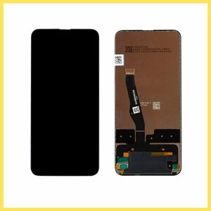 Дисплей (экран) для Huawei STK-LX1 в сборе с тачскрином Черный - Premium