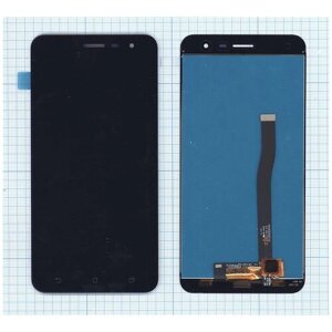 Дисплей (экран) в сборе с тачскрином для Asus ZenFone 3 (ZE552KL) черный