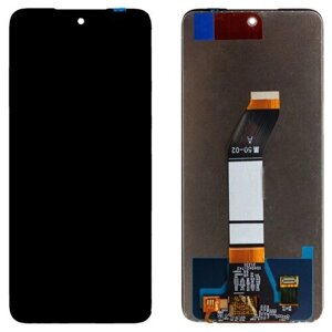 Дисплей (экран) в сборе с тачскрином для Xiaomi Redmi 10 черный (High Quality) / 1080х2400