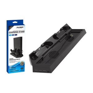 Dobe Зарядная станция Charging Stand для PlayStation 4 Fat/Slim/Pro (TP4-023B), черный, 1 шт.