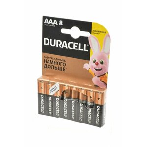 Duracell Батарейка Duracell LR03 BL8, 8шт