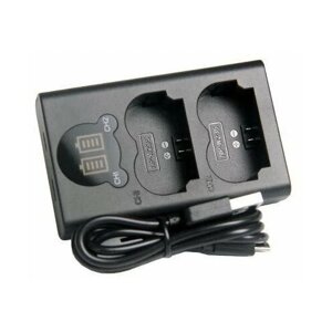 Двойное зарядное устройство DL-BC-W235 Micro и C Type USB Charger с инфо индикатором