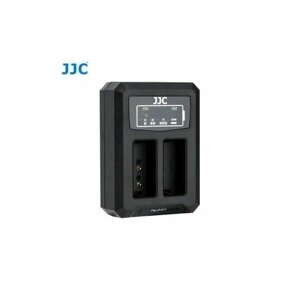 Двойное зарядное устройство JJC DCH-LPE17 с инфо индикатором с поддержкой скоростной зарядки QC 3.0 через USB Type-C для Canon LP-E17
