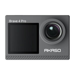 Экшн-камера AKASO BRAVE 4 PRO, 3840x2160, 1350 ма·ч, черный