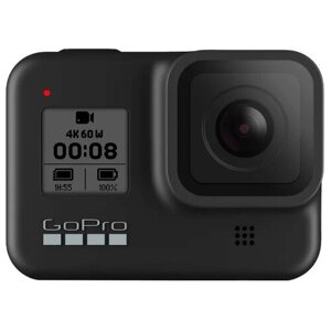 Экшн-камера GoPro HERO8 + 32GB SD Card, 12МП, 3840x2160, черный