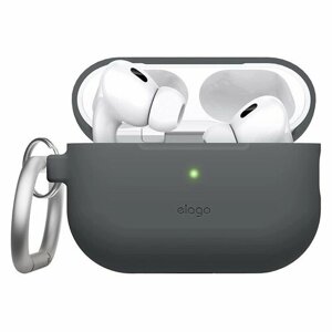 Elago Чехол Elago Silicone Hang case для AirPods Pro 2 (2022), серый