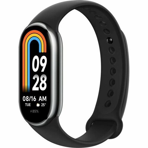 Фитнес-браслет Xiaomi Mi Smart Band 8, 1.62", Amoled, BT 5.1, 190 мАч, чёрный