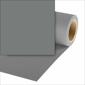 Фон бумажный тёмно-серый Vibrantone VBRT1106 Strong Grey 1.35 Х 6м