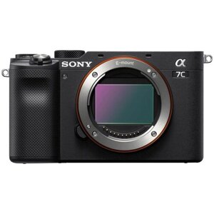 Фотоаппарат Sony Alpha ILCE-7C Body + документы, аккумулятор, зарядное устройство, USB-кабель, AV-кабель, ремень, крышка байонета, black