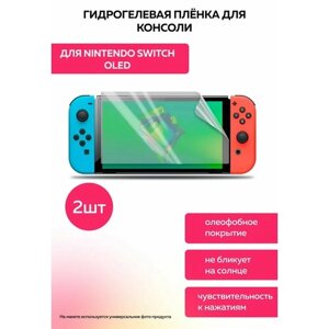 Гидрогелевая матовая защитная пленка для Nintendo Switch Oled 2шт